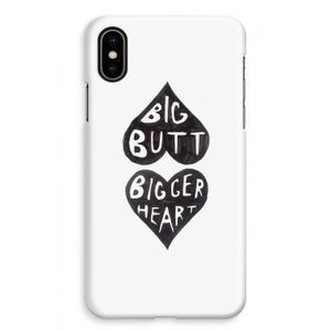 Big butt bigger heart: iPhone XS Max Volledig Geprint Hoesje