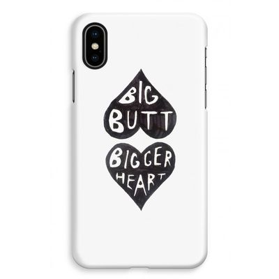 Big butt bigger heart: iPhone XS Max Volledig Geprint Hoesje