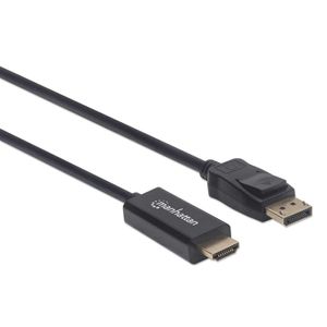 Manhattan 152662 DisplayPort-kabel DisplayPort / HDMI Adapterkabel DisplayPort-stekker, HDMI-A-stekker 1.00 m Zwart