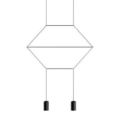 Vibia - Wireflow Lineal 0320 hanglamp Zwart