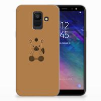 Samsung Galaxy A6 (2018) Telefoonhoesje met Naam Baby Hyena - thumbnail