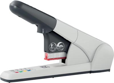 Leitz Heavy Duty nietmachine 5551, niet 80 vel, voor K6, K8, K10 en K12 nietcassettes, zilver