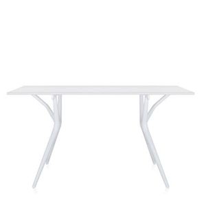 "Kartell Spoon Eettafel - 160 x 80 cm - Wit "