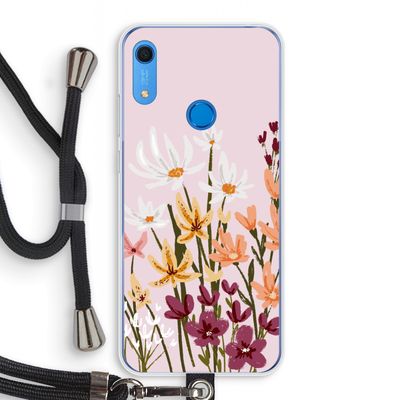 Painted wildflowers: Huawei Y6s Transparant Hoesje met koord