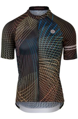 AGU Nocturnal Lines Fietsshirt Performance Heren - Zwart - S