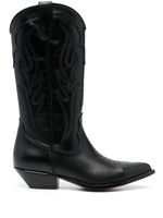 Sonora bottes Santa Fe en cuir - Noir - thumbnail