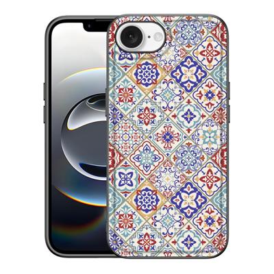 iPhone 16e Marmeren Print Telefoonhoesje Tiles Color iPhone 16e Marmeren Print Telefoonhoesje Tiles Color