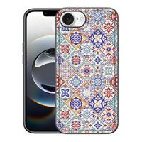 iPhone 16e Marmeren Print Telefoonhoesje Tiles Color iPhone 16e Marmeren Print Telefoonhoesje Tiles Color