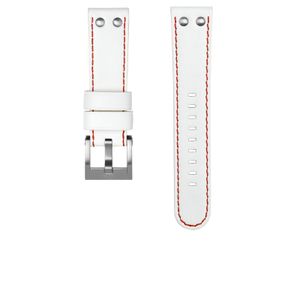 Horlogeband TW Steel CEB102 Leder Wit 22mm