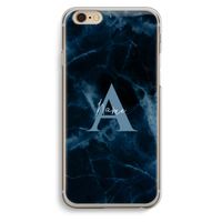 Midnight Marble: iPhone 6 / 6S Transparant Hoesje