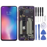 LCD-scherm en digitizer volledige montage met frame voor Xiaomi mi 9 SE (paars)
