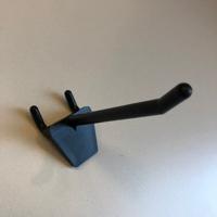 Boardhaak enkel 75mm zwart hoh 25mm