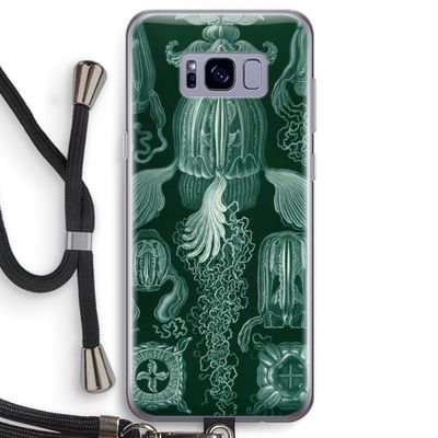 Haeckel Cubomedusae: Samsung Galaxy S8 Transparant Hoesje met koord