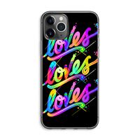 Loves: iPhone 11 Pro Max Transparant Hoesje