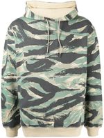 Maharishi hoodie à imprimé camouflage - Vert - thumbnail