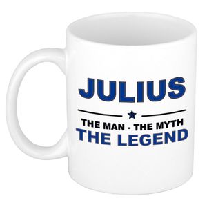 Julius The man, The myth the legend cadeau koffie mok / thee beker 300 ml