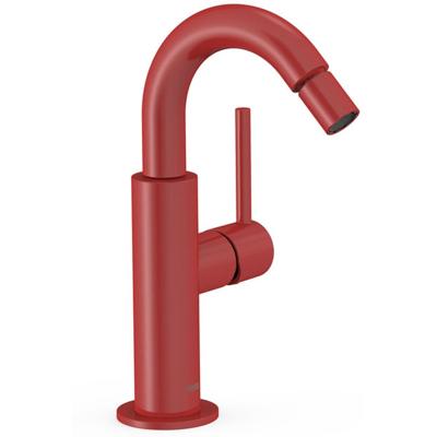 Bidetkraan Tres Study | Opbouw | Mengkraan | 1-hendel | Rond | Rood