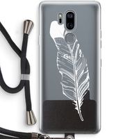Pluim: LG G7 Thinq Transparant Hoesje met koord