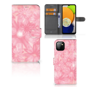 Samsung Galaxy A03 Hoesje Spring Flowers