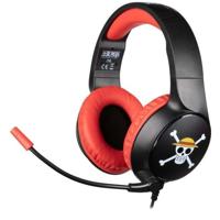 Bedrade gamingheadset - KONIX - One Piece - PC, PS4, PS5, Switch en Xbox - Microfoon - 1,5 m kabel - 3,5 mm jack-aansluiting - Luffy