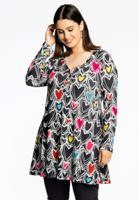 Yoek Tuniek wide bottom | Zwart | Maat 58/60 Yoek Tuniek wide bottom | Zwart | Maat 58/60