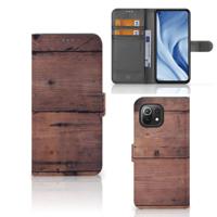 Xiaomi 11 Lite 5G NE | Mi 11 Lite | Book Style Case | Old Wood