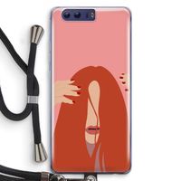Woke up like this: Honor 9 Transparant Hoesje met koord