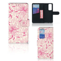 OPPO Find X3 Neo 5G Hoesje Pink Flowers