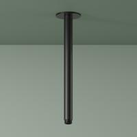 Plafondbuis Hotbath Ace 30 cm Geborsteld Zwart PVD