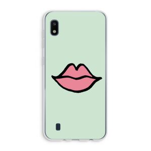 Kusje: Samsung Galaxy A10 Transparant Hoesje