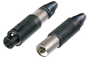 Neutrik NC3FM-C XLR-connector Stekker, recht, Bus, recht Aantal polen: 3 Zilver 1 stuk(s)