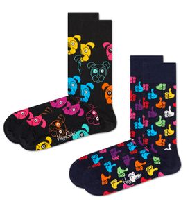 Happy Socks Happy Socks Dames Heren Sokken Classic Dog Socks 2-Pack
