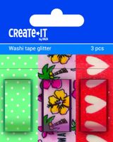 Haza Original washi-tape Create it - Mix 15 mm 3 rollen - thumbnail