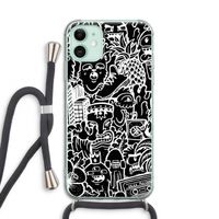 Vexx Black Mixtape: iPhone 11 Transparant Hoesje met koord