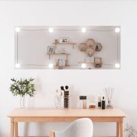 VidaXL Wandspiegel met led's rechthoekig 40x100 cm glas