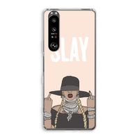 Slay All Day: Sony Xperia 1 III Transparant Hoesje