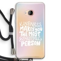 The prettiest: HTC U Play Transparant Hoesje met koord