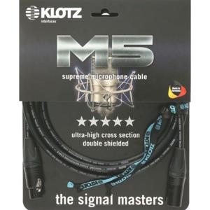 Klotz M5FM01 XLR-kabel 3P 1 meter