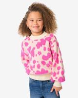 HEMA Kindertrui gevlekt ecru (ecru)