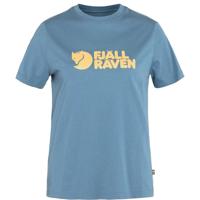 Fjallraven Logo T-shirt Dames Dawn Blue S
