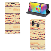 Samsung Galaxy M20 | Hoesje met Magneet | Aztec Yellow