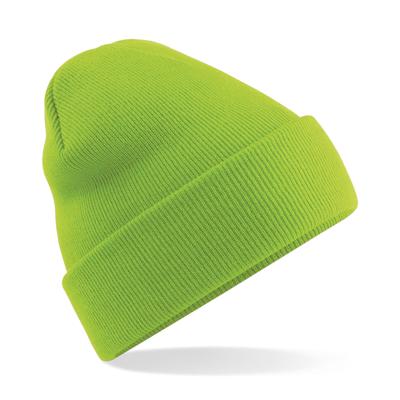 Beechfield Beanie Wintermuts - lime groen - acryl - volwassenen
