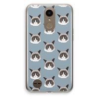 It's a Purrr Case: LG K10 (2017) Transparant Hoesje