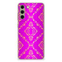 Siliconen Hoesje Samsung Galaxy S21FE Barok Roze