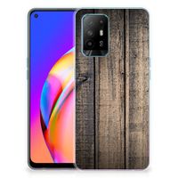 OPPO A94 5G | Reno5 Z Bumper Hoesje Steigerhout