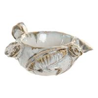 Middenstuk Home ESPRIT Blauw Wit Keramisch 28 x 25 x 13 cm