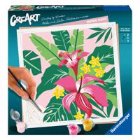 Ravensburger CreArt Schilderen op Nummer Tropische Planten - thumbnail