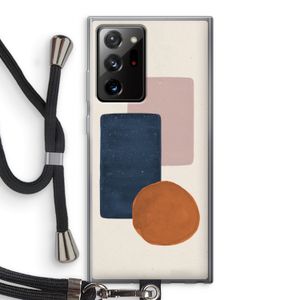Geo #3: Samsung Galaxy Note 20 Ultra / Note 20 Ultra 5G Transparant Hoesje met koord