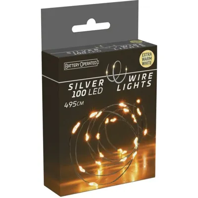 ZILVERDRAAD VERLICHTING 80LED