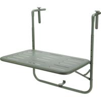Progarden Balkon tafel - metaal - donkergroen - 60 x 43 cm - Inklapbaar - Hoogte verstelbaar Progarden Balkon tafel - metaal - donkergroen - 60 x 43 cm - Inklapbaar - Hoogte verstelbaar
